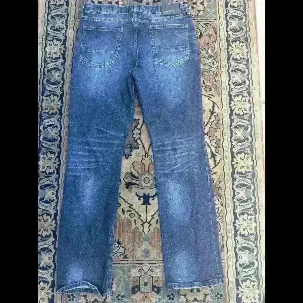 Retrofit Men's Classic Fit Denim Jeans - Size 34x34 - Picture 3 of 4